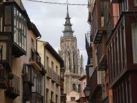 Blick auf den Turm der Kathedrale von Toledo