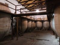 im Weinkeller der Tongefäße