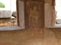 Wandmalereien in römischem Wohnhaus in Mérida