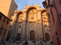 Kathedrale von Granada im Abendlicht