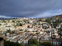 Albaycín von der Alhambra aus gesehen