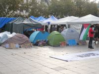 Protestaktion in Valencia