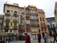 schmale Häuser unter Denkmalschutz