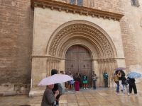 romanisches Tor an der Kathedrale von Valencia