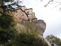 erster Blick auf die Altstadt von Cuenca