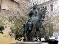 siegreicher Alfons VIII. hoch zu Ross