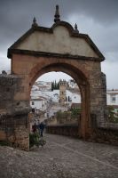 Padre Jesús (Vater Jesus)- Kirche gesehen durch den Torbogen Phillips II. 