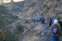 Abstieg in Richtung des Baches Poqueira