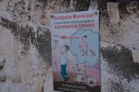 Sei kein Schwein - Kampagne gegen Hundekot in Pampaneira