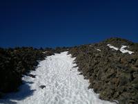 Ein Schnee- bzw. Eisfeld blieb uns Vieren nicht erspart.