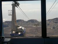 Zusammen mit der Gruppe, ging es dann per Seilbahn wieder nach unten.