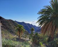 Imada/Blick in den Barranco de Guarimiar/La Gomera/Kanaren