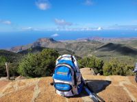 Eberhardt-Travel/Blick vom Alto de Garanonay auf Fortaleza/La Gomera/Kanaren