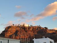 Blick von Fähre auf San Sebastian/La Gomera/Kanaren