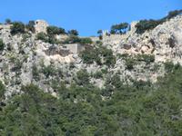 Blick auf das Castell d`Ã€laro