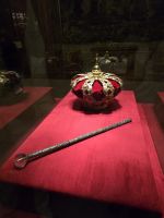 Königskrone im Königspalast Madrid