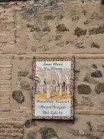 Porzellankachel der Synagoge Santa Maria la Blanca Toledo