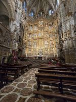 Hauptaltar in der Kathedrale Toledo