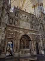reich dekorierte Wände in der Kathedrale Toledo