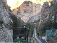 Funicular am Kloster Montserrat