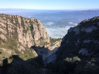 Blick auf das Kloster Montserrat