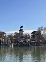 Statue im Retiro Park Madrid