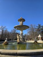 Brunnen im Retiro Park Madrid