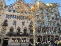 Stadtrundfahrt Barcelona, auf dem Passeig de Gràcia 