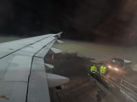 Es ist früh und dunkel und kalt in Dresden