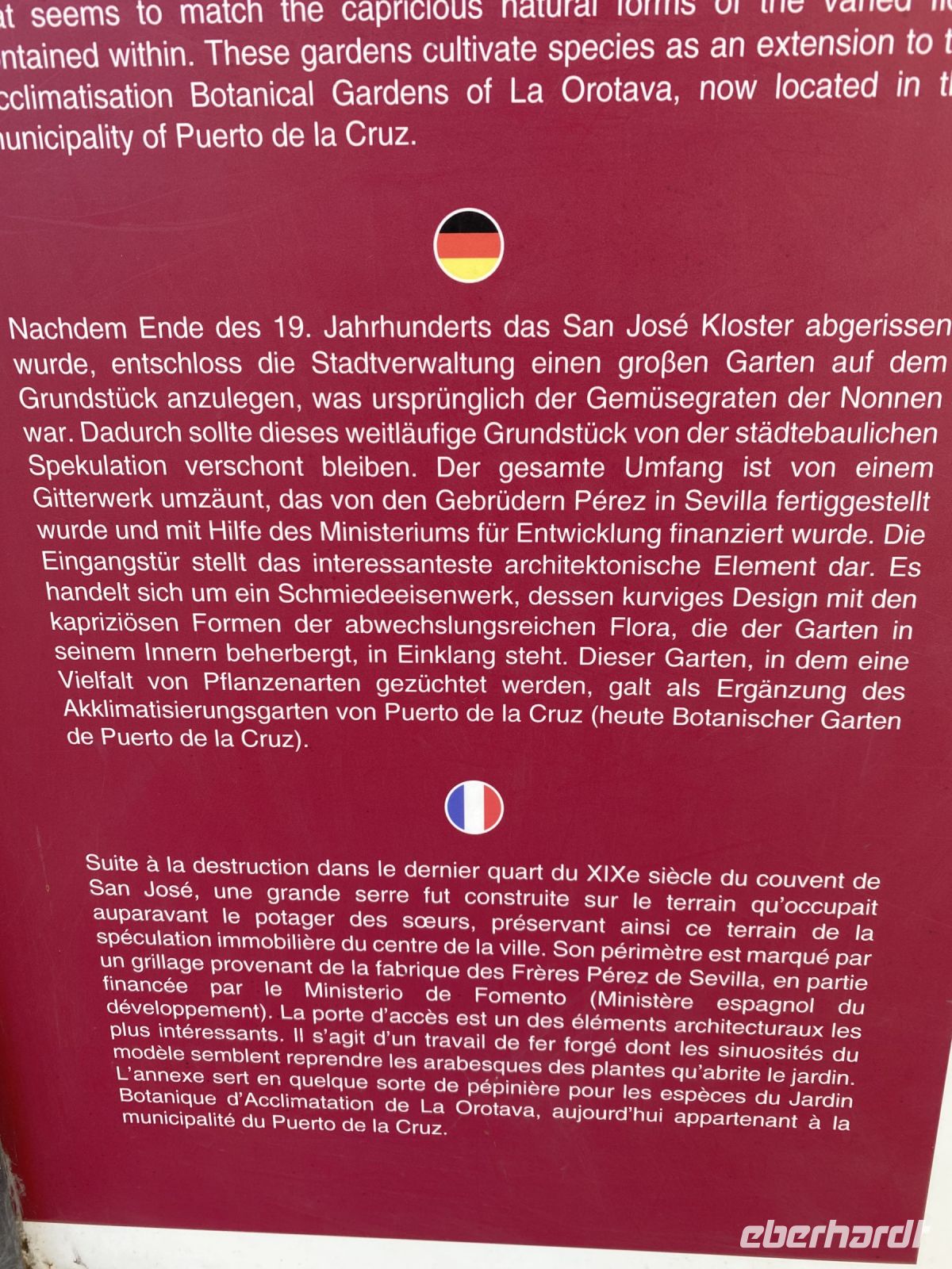 San José Kloster Orotava