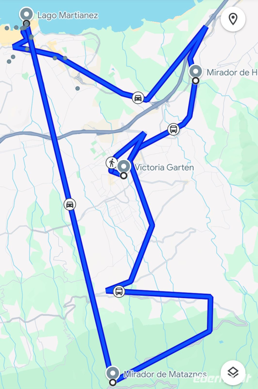 Ausflugsroute 