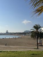 am Strand Barceloneta