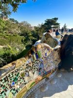 im Park Güell - die Bank