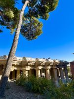 im Park Güell - Blick zum Versammlungsplatz