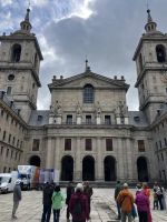 Spanien, El Escorial, Innenhof 