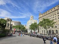 Plaza Catalunia in Barcelona