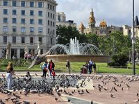 Plaza Catalunia in Barcelona
