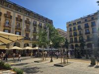 Marktplatz in Girona