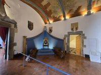 Audienzraum von Gala im Schloss Gala-Dali in Pubol