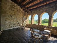 Terrasse im Schloss Gala, Pubol