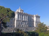 Blick auf das Palacion Real - Madrid