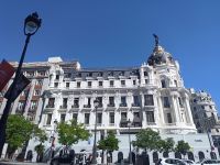 Metropolis Gebäude  mit der Siegesgöttin Victoria - Madrid