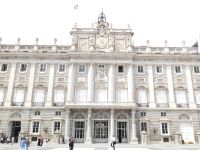 Palacio Real - vom Hof - Madrid