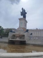 Plaza de Oriente - Reiterstatue von Philipp IV. - Madrid