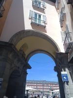 Die Torbögen - Eintritt zu Plaza Mayor - Madrid