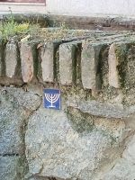 Jüdische Zeichen in den Mauern - Toledo - Spanien