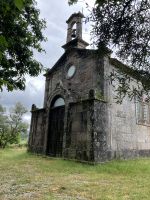 Spanien, Castelo de Soutomaior, Kapelle auf dem Berg