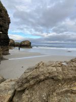 Spanien, Ribadeo, Kathedralenstrand