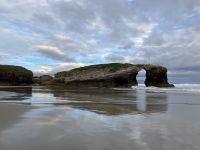Spanien, Ribadeo, Kathedralenstrand