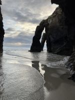 Spanien, Ribadeo, Kathedralenstrand